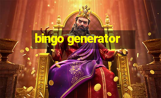 bingo generator