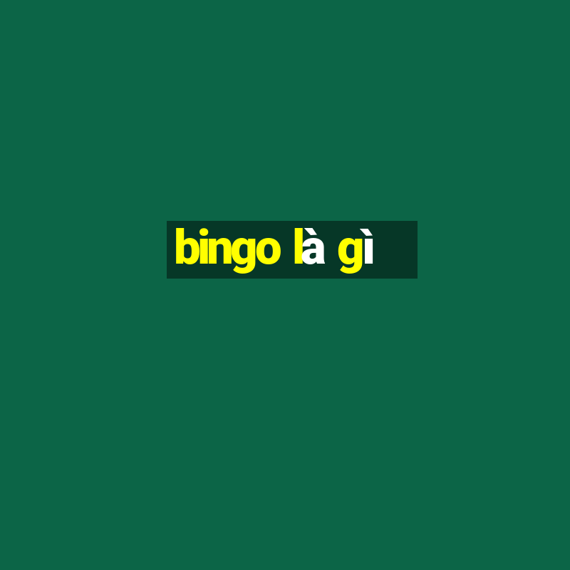 bingo là gì