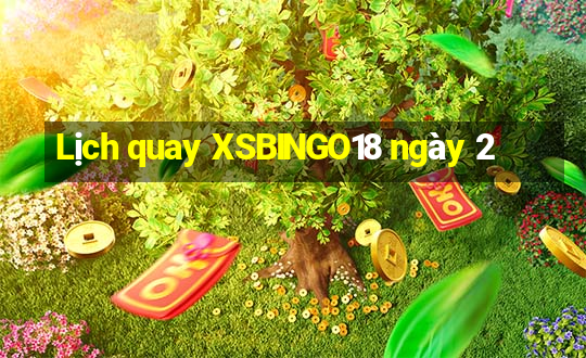 Lịch quay XSBINGO18 ngày 2