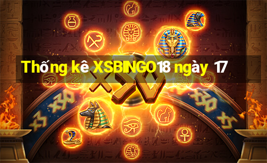 Thống kê XSBINGO18 ngày 17