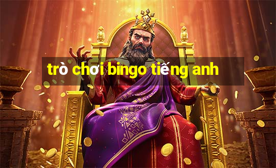 trò chơi bingo tiếng anh