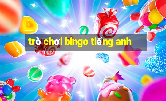 trò chơi bingo tiếng anh